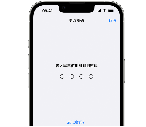 辽源iPhone屏幕维修分享iPhone屏幕使用时间密码忘记了怎么办 