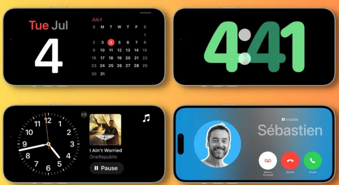 辽源苹果手机维修分享iOS17横屏充电待机显示有什么好处 