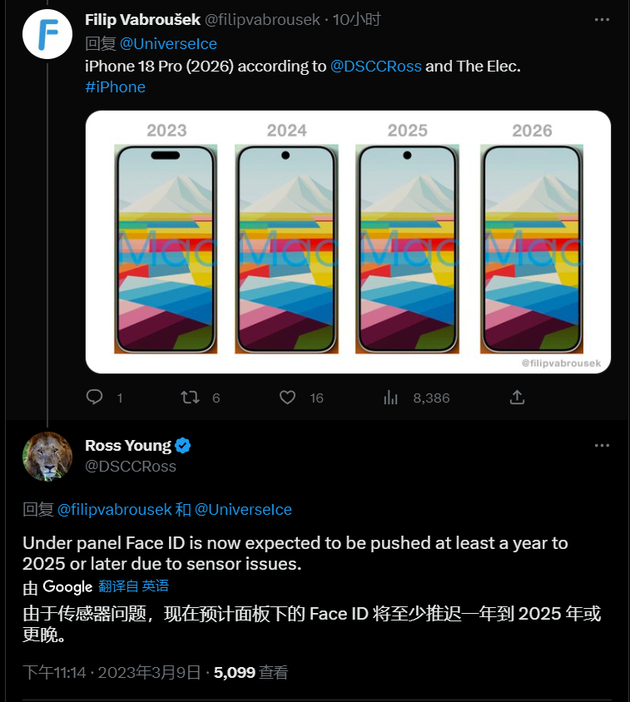 辽源苹果手机维修分享:屏下Face ID有什么优势？iPhone何时会有屏下Face ID？ 