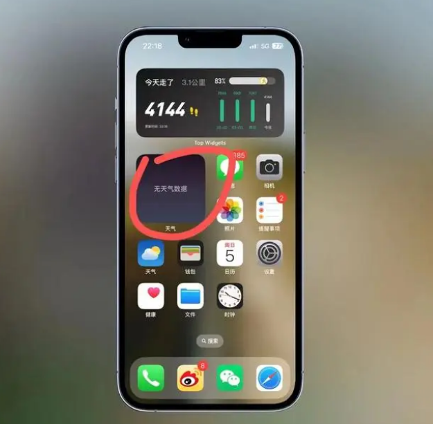 辽源苹果手机维修分享:iOS16主屏幕天气小组件无法正常工作怎么办？ 
