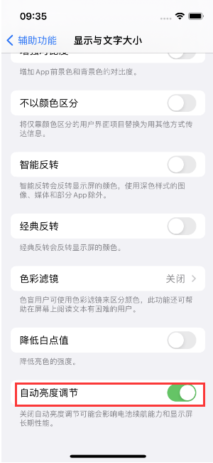 辽源苹果15维修店分享iPhone 15 Pro系列屏幕亮度 