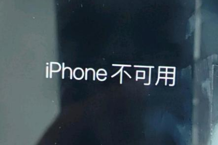 辽源苹果服务网点分享锁屏界面显示“iPhone 不可用”如何解决 